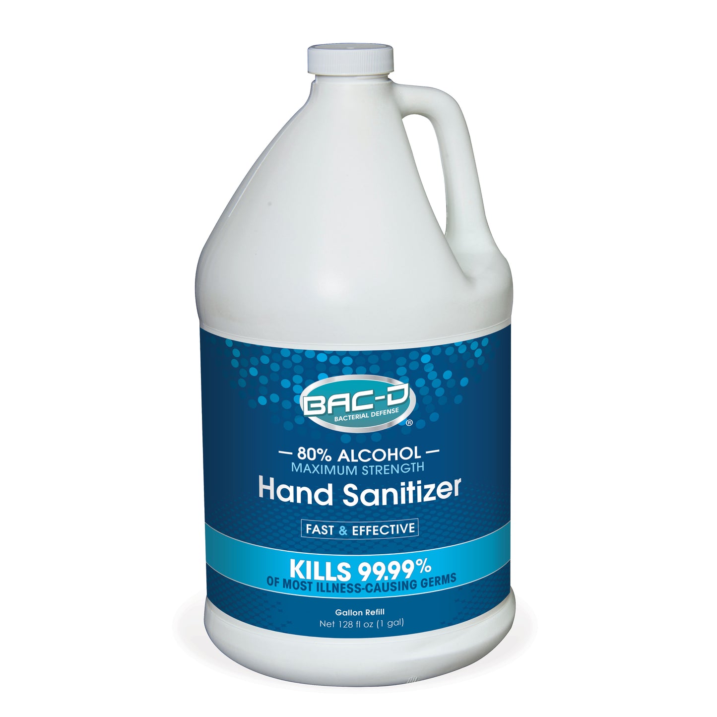 NEW!  BAC-D® ALCOHOL Hand Sanitizer - One Gallon Refill Single Pack
