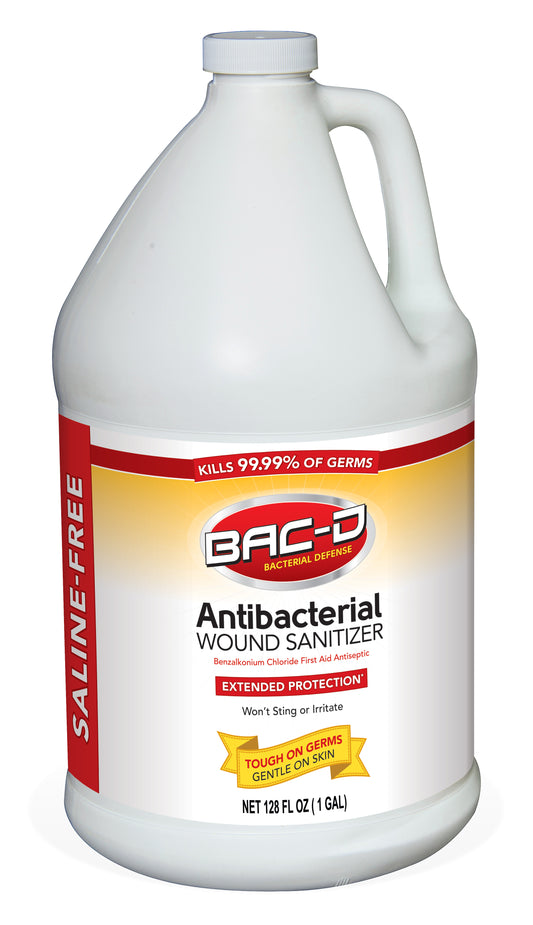 BAC-D® Anti-Bacterial Alcohol Free Wound Sanitizer - One Gallon Refill Single Pack