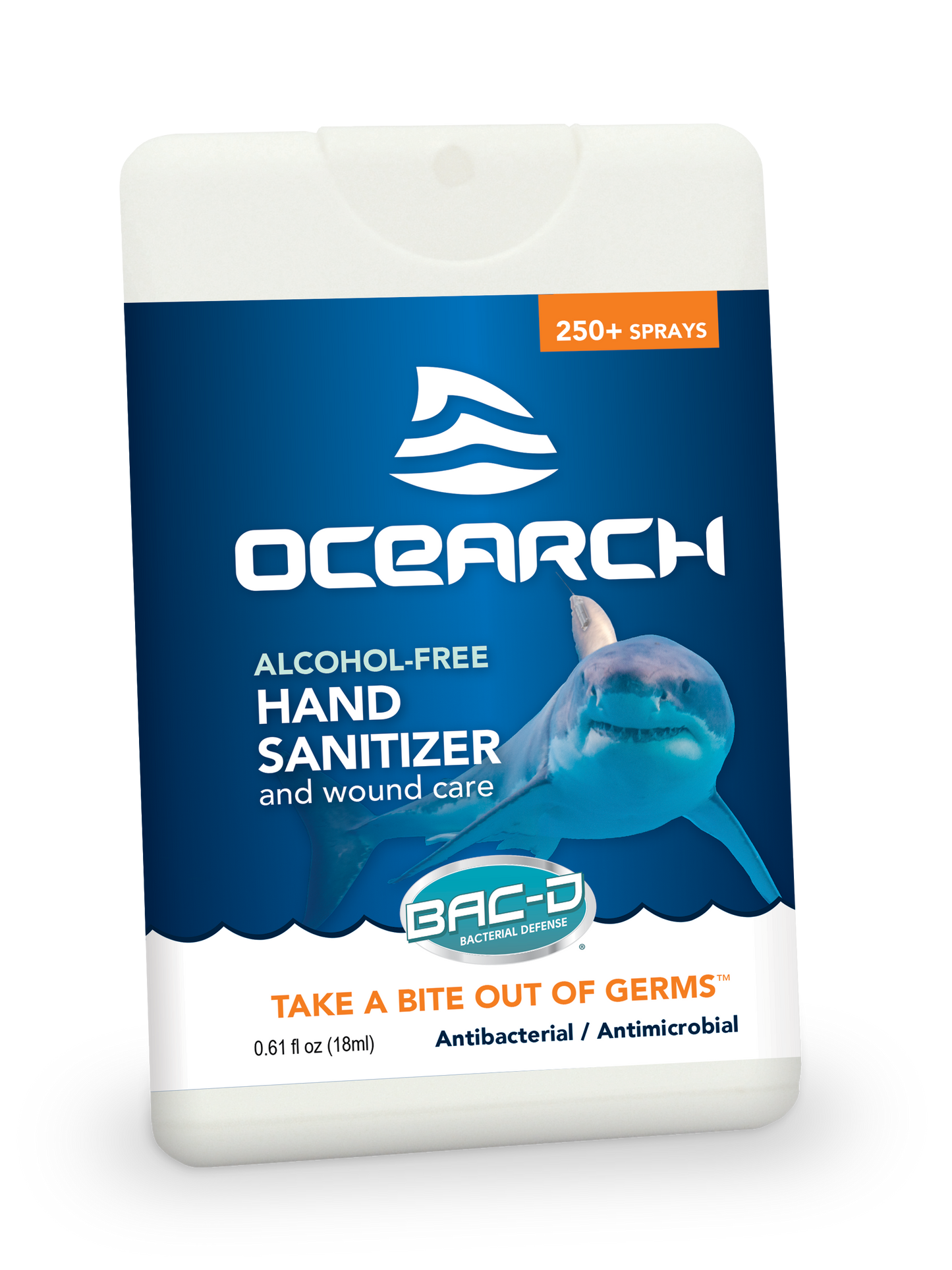 OCEARCH® 18ml Hand Sanitizer and Wound Care Spray - 72 Piece Mariner's Pack with Free Waterproof Bag