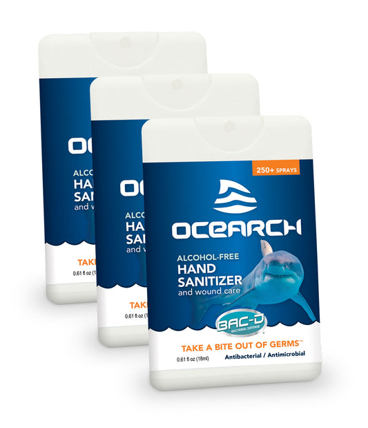 OCEARCH® 18ml Hand Sanitizer and Wound Care Spray - 3 Piece Pack